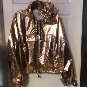 Gold windbreaker